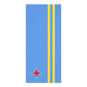 Tarjeta Publicitaria Bandera de Aruba