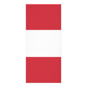 Tarjeta Publicitaria Bandera de Austria