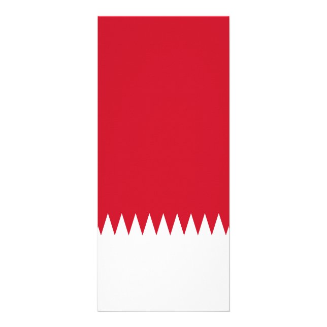 Tarjeta Publicitaria Bandera de Bahréin (Frente)