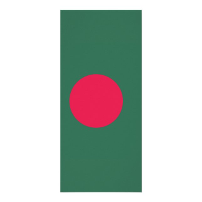 Tarjeta Publicitaria Bandera de Bangladesh (Atrás)
