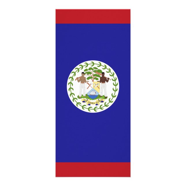 Tarjeta Publicitaria Bandera de Belice (Frente)
