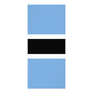 Tarjeta Publicitaria Bandera de Botsuana