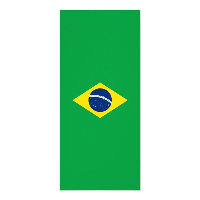 Tarjeta Publicitaria Bandera de Brasil (Frente)