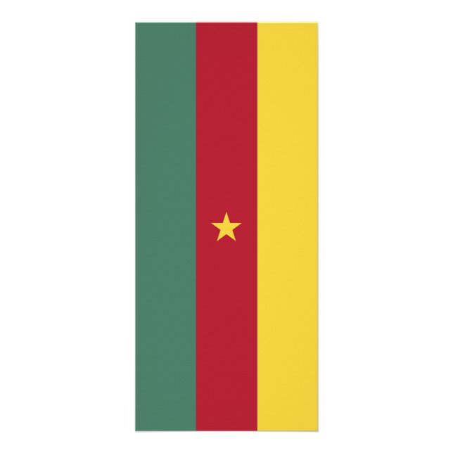 Tarjeta Publicitaria Bandera de Camerún (Frente)