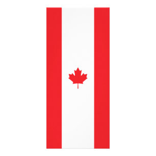 Tarjeta Publicitaria Bandera de Canadá