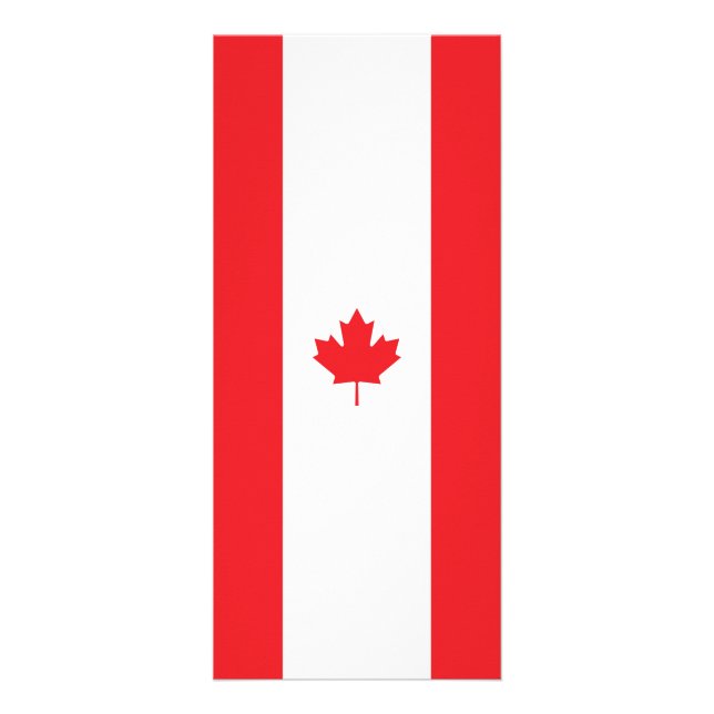 Tarjeta Publicitaria Bandera de Canadá (Frente)