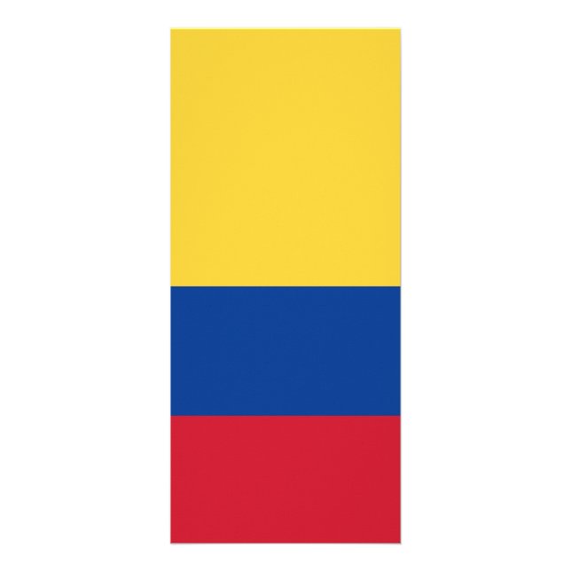 Tarjeta Publicitaria Bandera de Colombia (Frente)