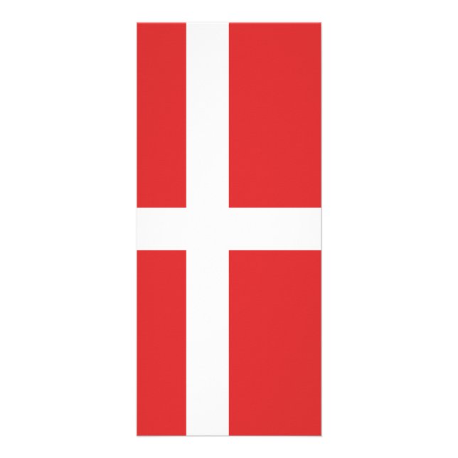 Tarjeta Publicitaria Bandera de Dinamarca (Frente)