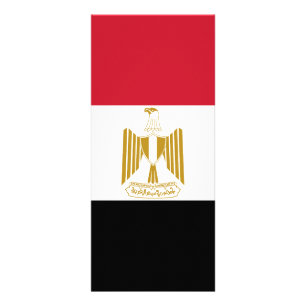 Tarjeta Publicitaria Bandera de Egipto
