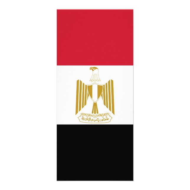 Tarjeta Publicitaria Bandera de Egipto (Frente)