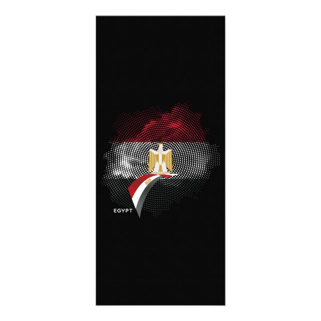 Tarjeta Publicitaria bandera de Egipto (Frente)