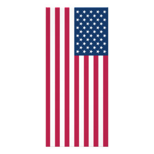 Tarjeta Publicitaria Bandera de Estados Unidos