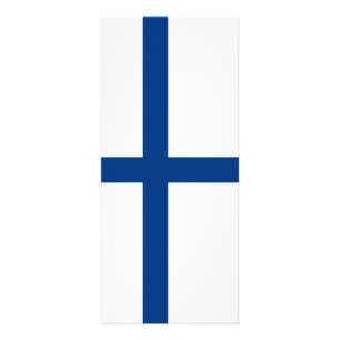 Tarjeta Publicitaria Bandera de Finlandia