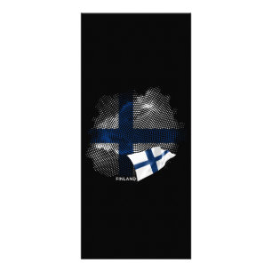 Tarjeta Publicitaria bandera de Finlandia