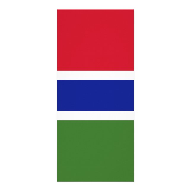 Tarjeta Publicitaria Bandera de Gambia (Frente)