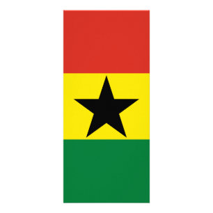 Tarjeta Publicitaria Bandera de Ghana