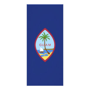 Tarjeta Publicitaria Bandera de Guam