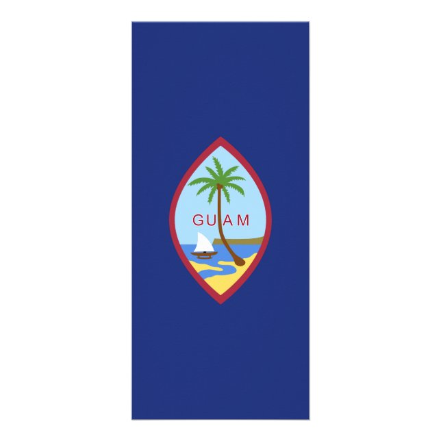 Tarjeta Publicitaria Bandera de Guam (Frente)