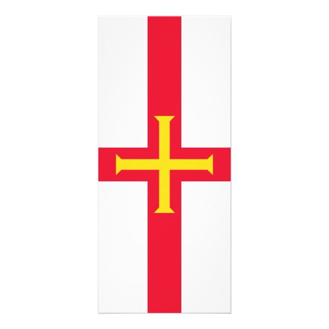 Tarjeta Publicitaria Bandera de Guernsey (Frente)