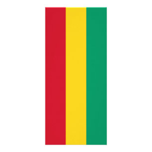 Tarjeta Publicitaria Bandera de Guinea