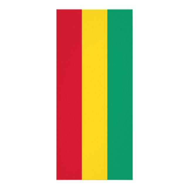 Tarjeta Publicitaria Bandera de Guinea (Frente)
