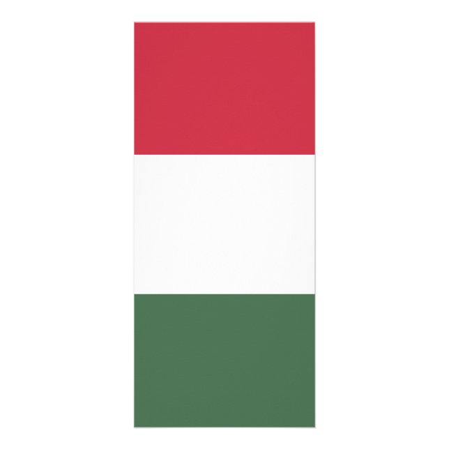 Tarjeta Publicitaria Bandera de Hungría (Frente)
