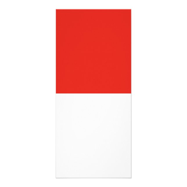 Tarjeta Publicitaria Bandera de Indonesia (Frente)