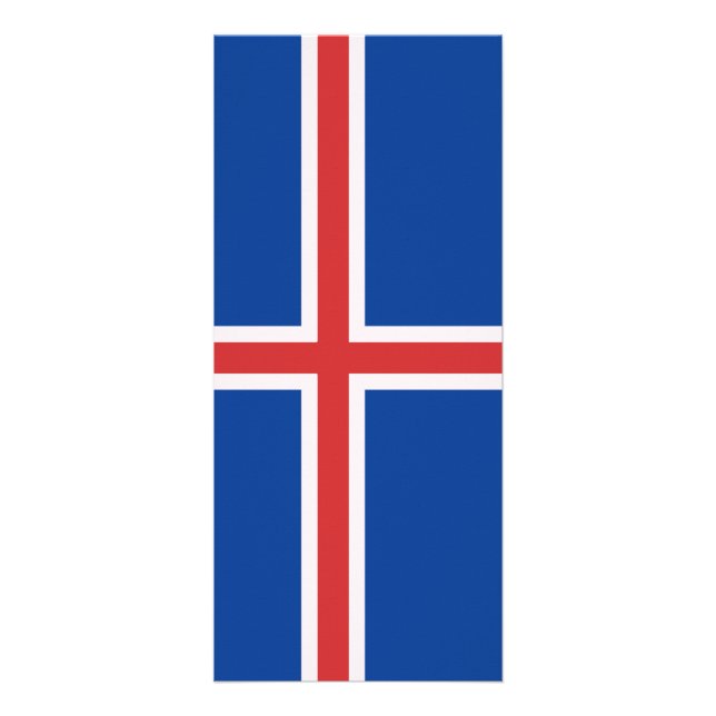 Tarjeta Publicitaria Bandera de Islandia (Frente)