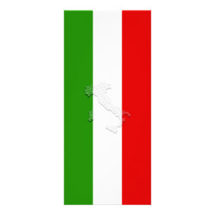 Tarjeta Publicitaria Bandera de Italia