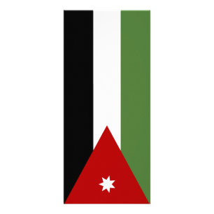Tarjeta Publicitaria Bandera de Jordania