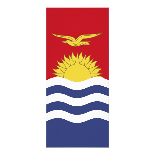 Tarjeta Publicitaria Bandera de Kiribati (Frente)