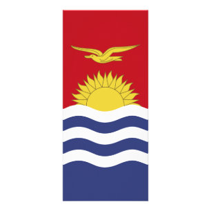 Tarjeta Publicitaria Bandera de Kiribati