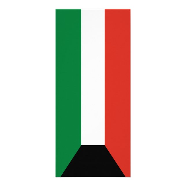 Tarjeta Publicitaria Bandera de Kuwait (Frente)