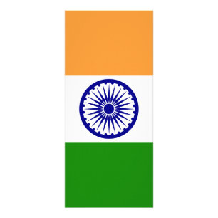 Tarjeta Publicitaria Bandera de la India
