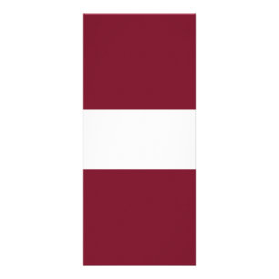 Tarjeta Publicitaria Bandera de Letonia