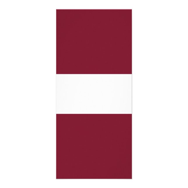 Tarjeta Publicitaria Bandera de Letonia (Frente)