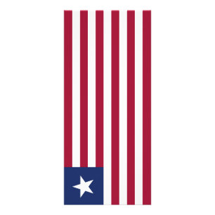 Tarjeta Publicitaria Bandera de Liberia