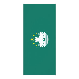 Tarjeta Publicitaria Bandera de Macao