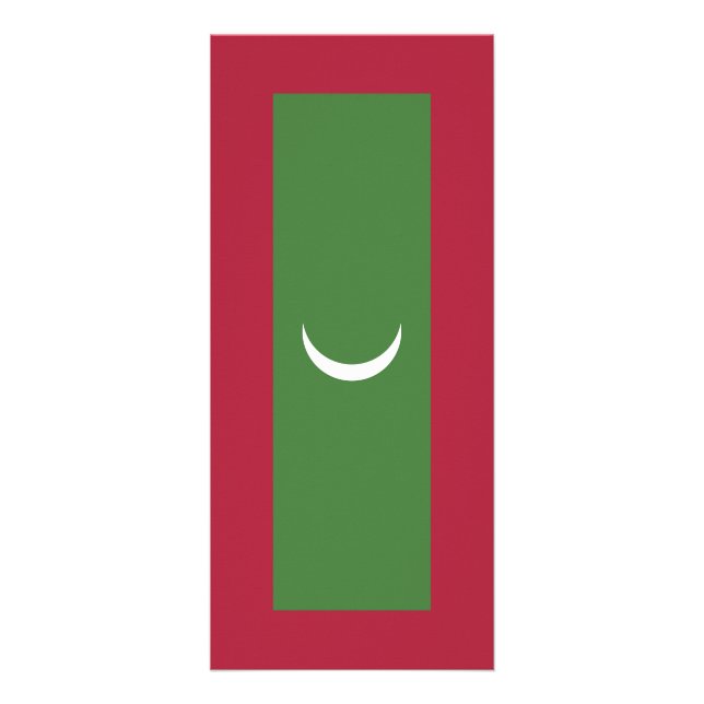 Tarjeta Publicitaria Bandera de Maldivas (Frente)