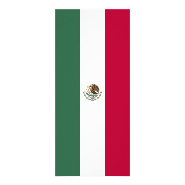 Tarjeta Publicitaria Bandera de México (Frente)