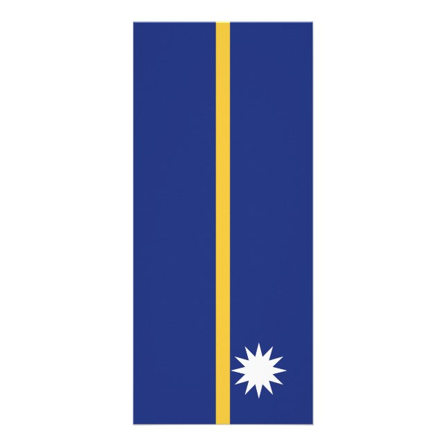 Tarjeta Publicitaria Bandera de Nauru (Frente)
