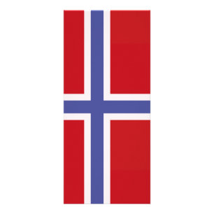Tarjeta Publicitaria Bandera de Noruega