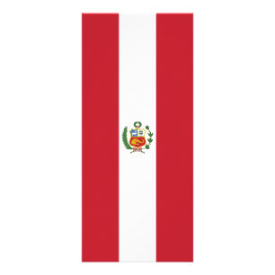Tarjeta Publicitaria Bandera de Perú