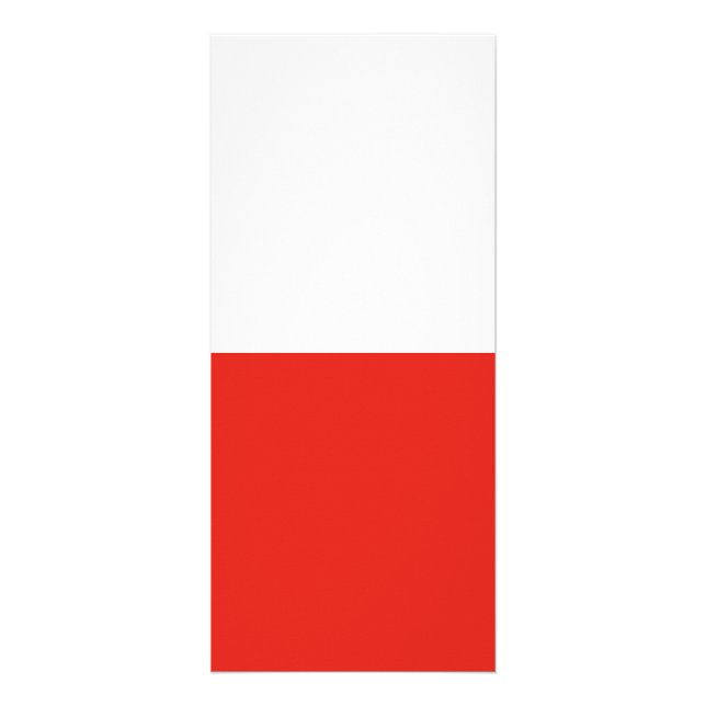 Tarjeta Publicitaria Bandera de Polonia (Frente)