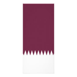 Tarjeta Publicitaria Bandera de Qatar