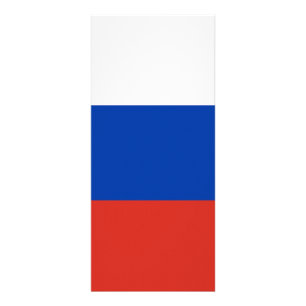 Tarjeta Publicitaria Bandera de Rusia