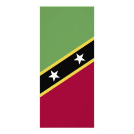 Tarjeta Publicitaria Bandera de Saint Kitts y Nevis