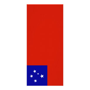 Tarjeta Publicitaria Bandera de Samoa