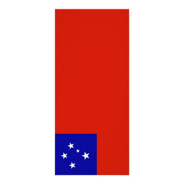 Tarjeta Publicitaria Bandera de Samoa (Frente)