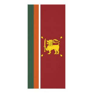 Tarjeta Publicitaria Bandera de Sri Lanka